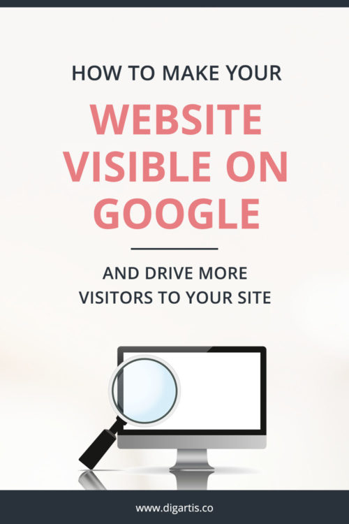 How to make your website visible on Google